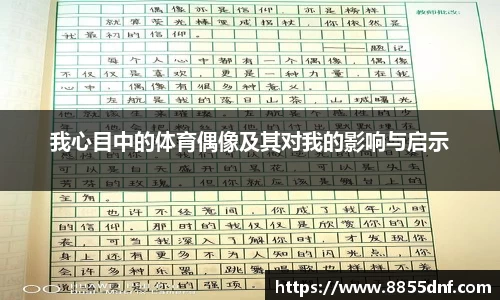 我心目中的体育偶像及其对我的影响与启示